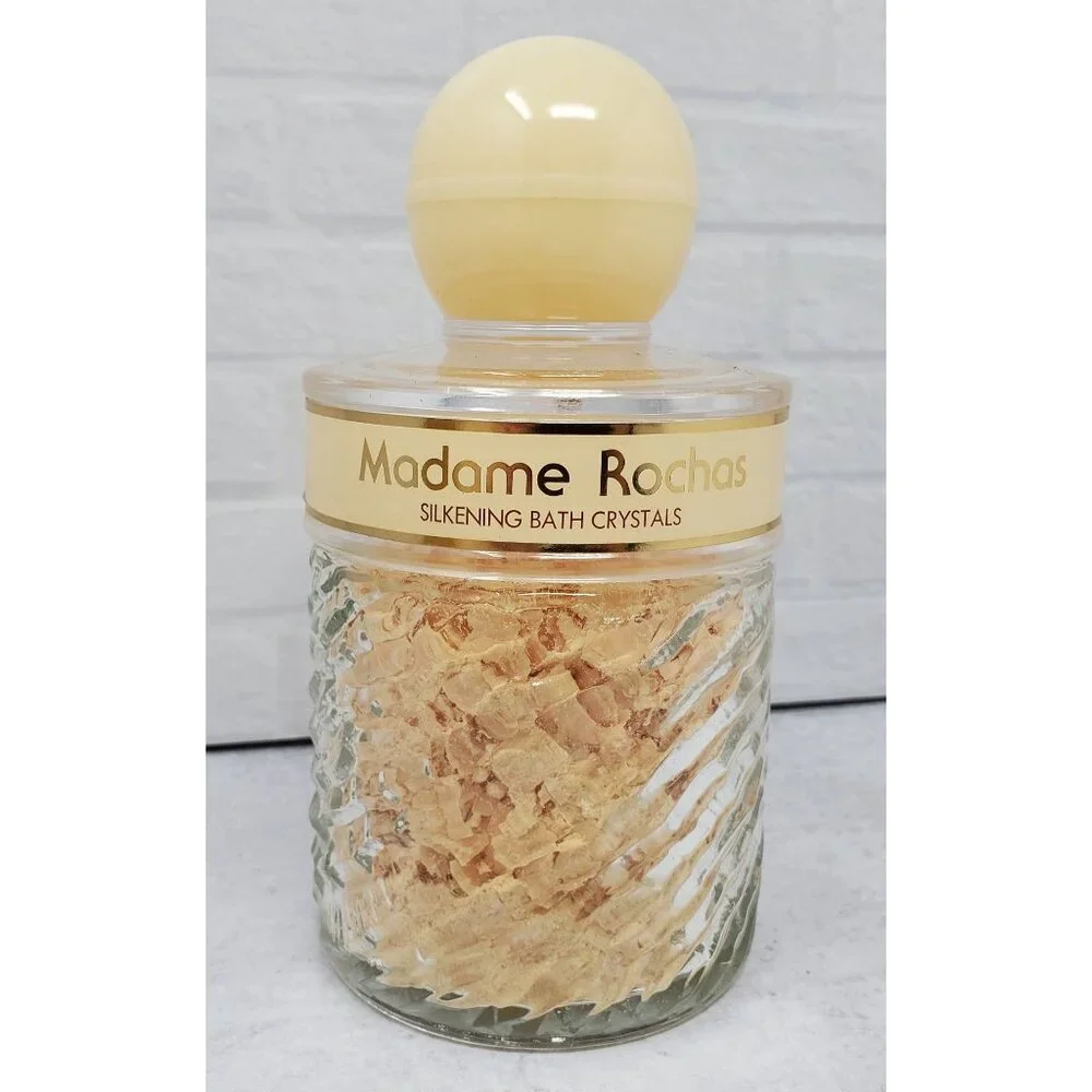 Madame Rochas Silkening Bath Crystals‎ 8.8oz Sealed Vintage France